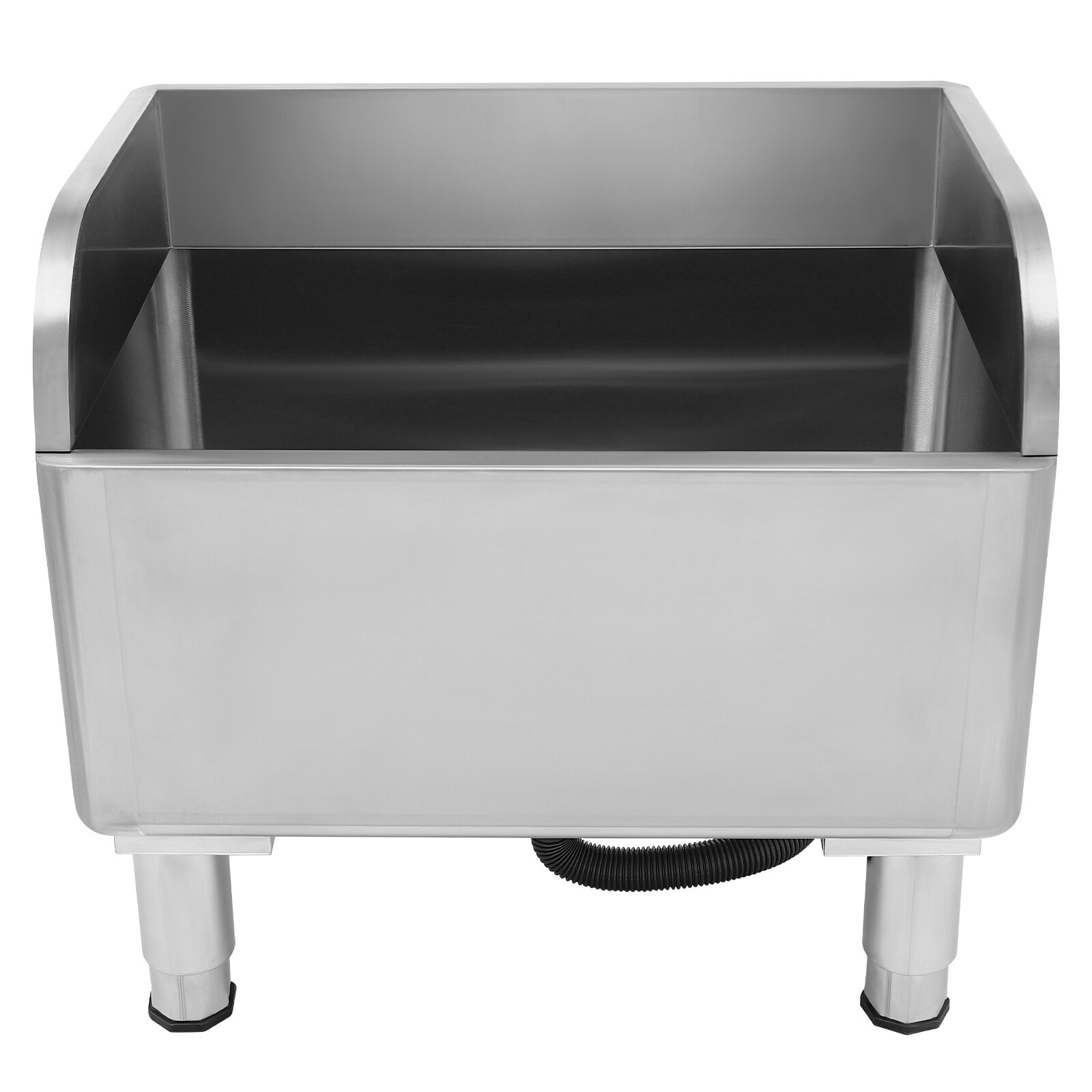 Commercial Stainless Steel Floor Mop Sink – 24″ x 16″ x 22″, 12″ Deep Basin
