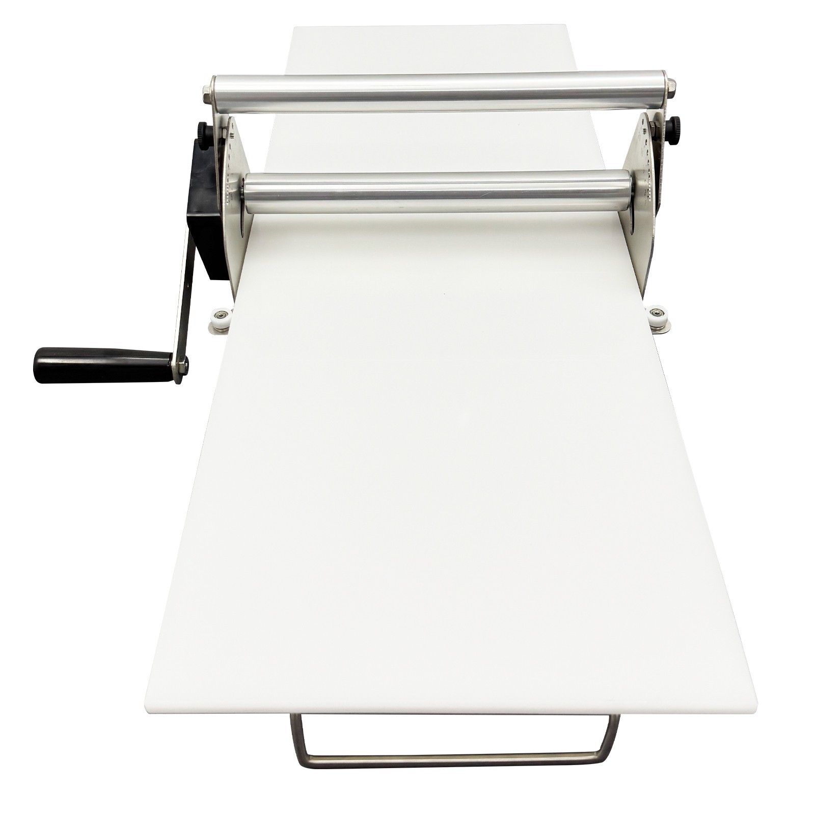 Manual Stainless Steel Pastry Machine Dough Sheeter Bakery Food-grade PP Belt