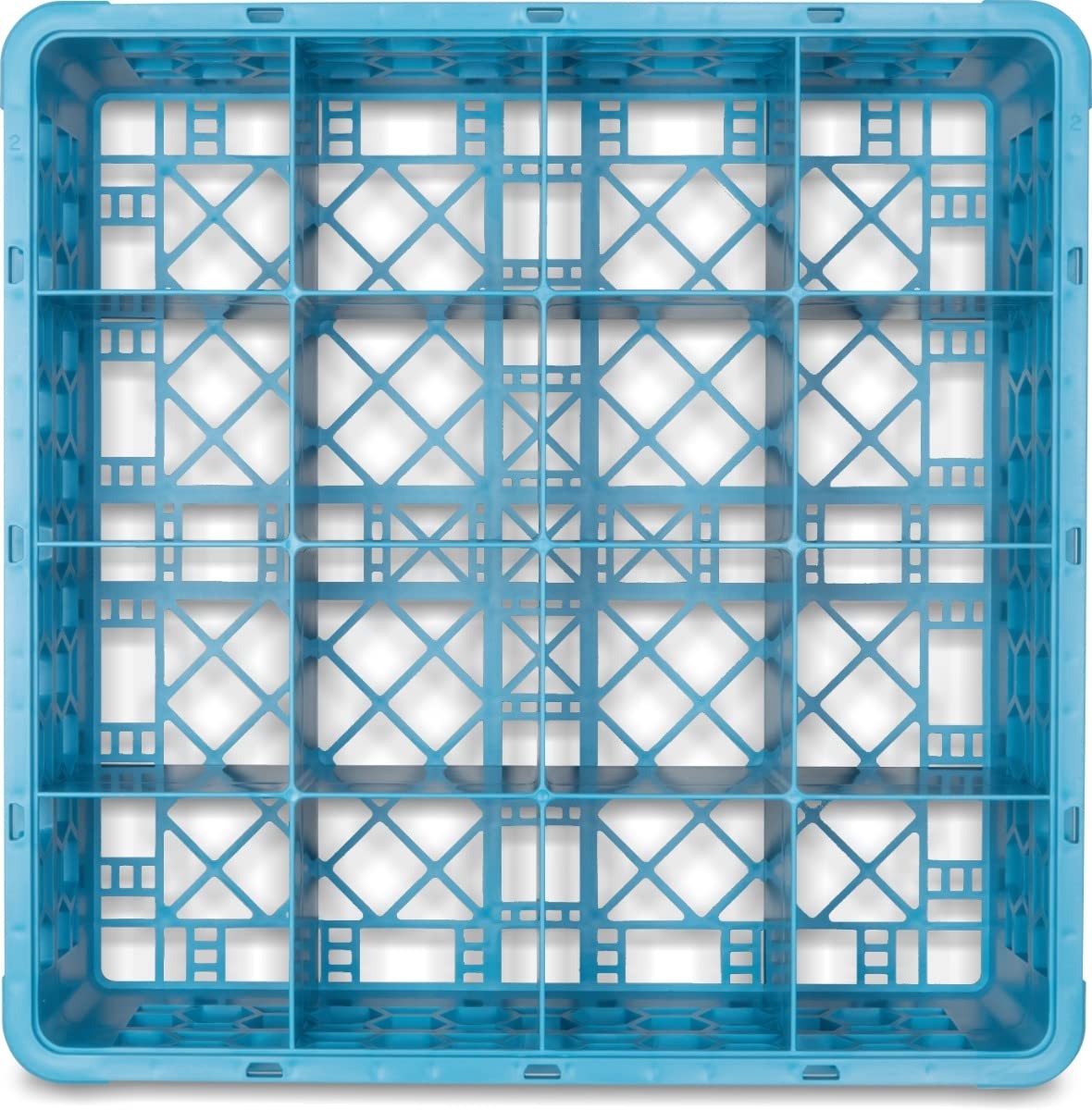 Opticlean Carlisle RG1614 16 Compartment Glass Rack 1 Each