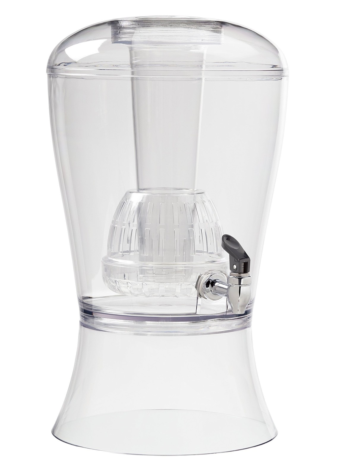 3 Gallon Lemonade Dispenser, Ice Retention, Fruit Infused, Clear