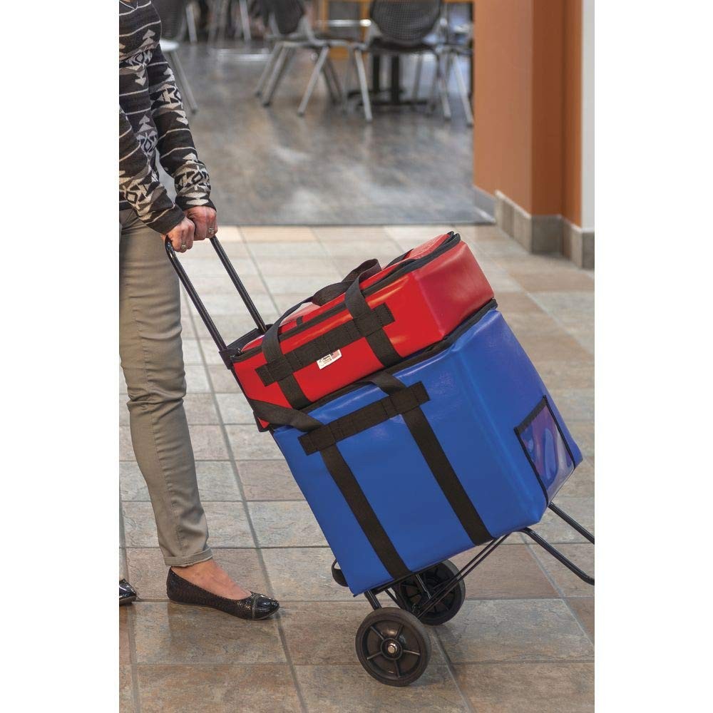Sterno Insulated Food Carrier Travel Cart Capacity of 80 lbs 15″ x 12″ x 39 1/4″