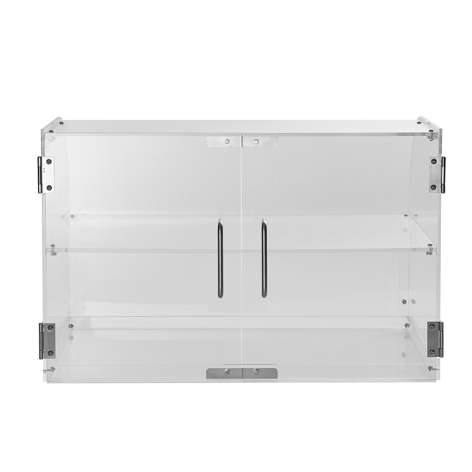 VEVOR 2-Tier Acrylic Bakery Display Case Countertop Donut Pastry Case Rear Door