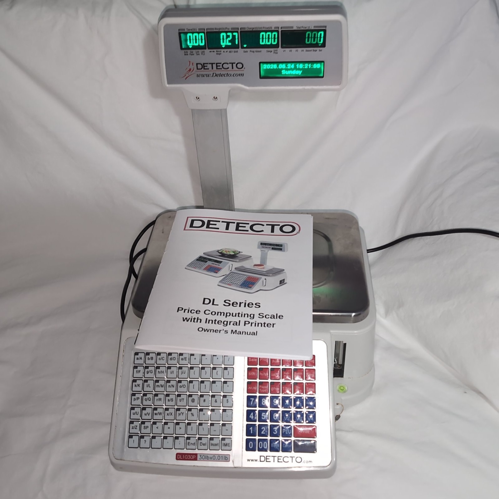 Cardinal Detecto DL1030P 30 lb. Digital Price Computing Scale