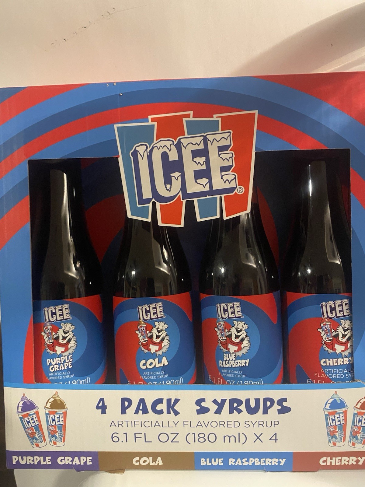 Iscream Genuine ICEE Home Slushie Maker Ice Machine 1 Liter Plus Syrups! Wow