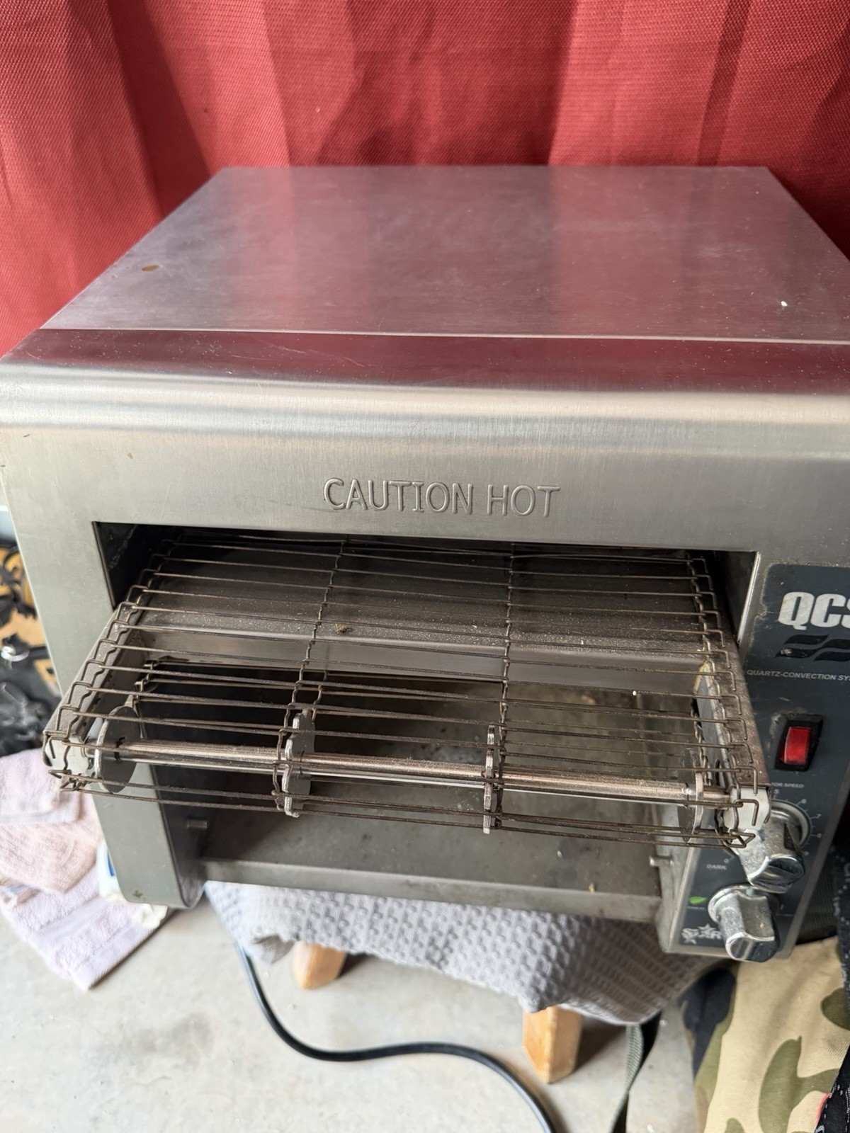 Star Holman QCS-1-350C Conveyor Countertop Toaster 350 Slices/Hr 120V