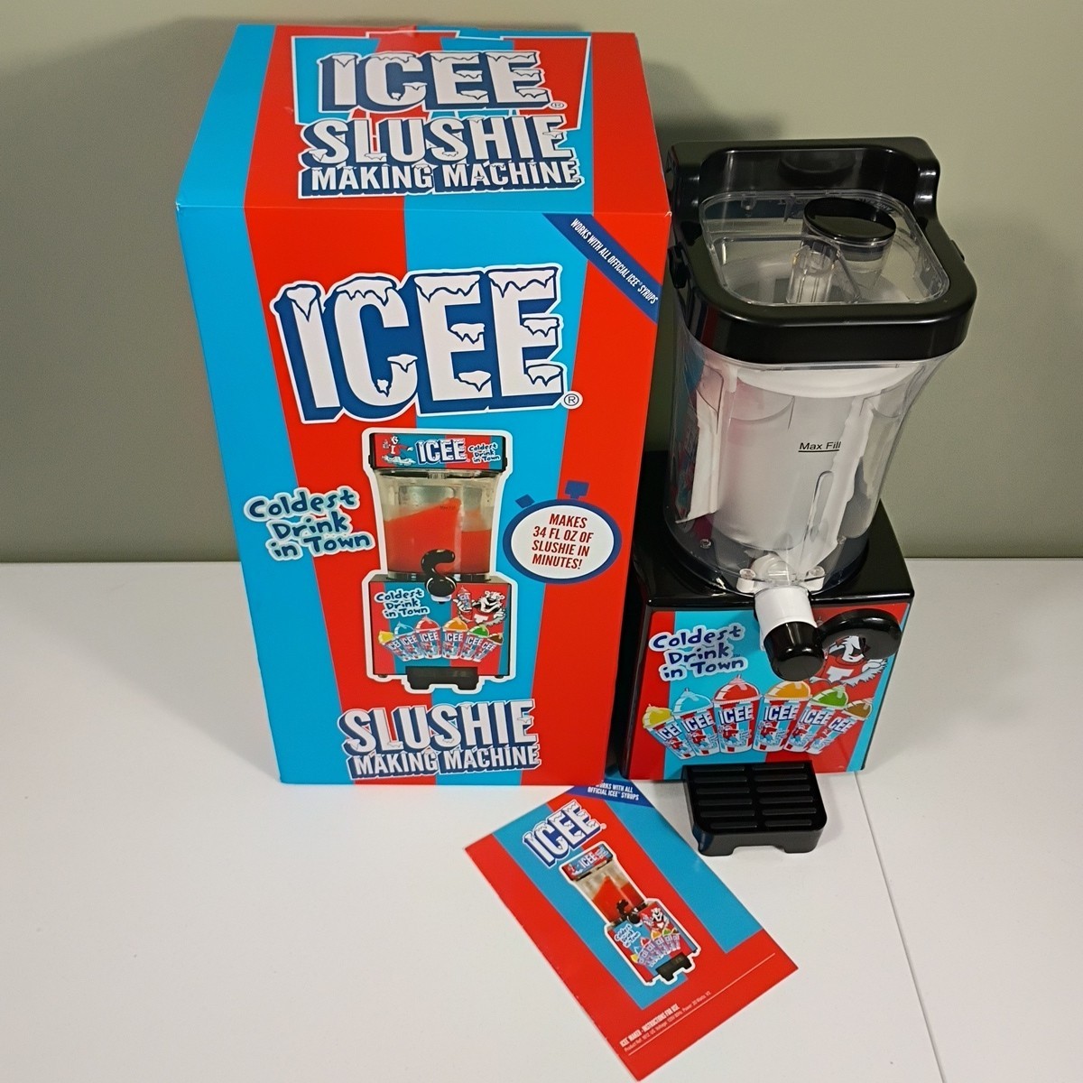 ICEE Slushie Machine Home Countertop Slushy Maker Fizz Creations Kids Fun