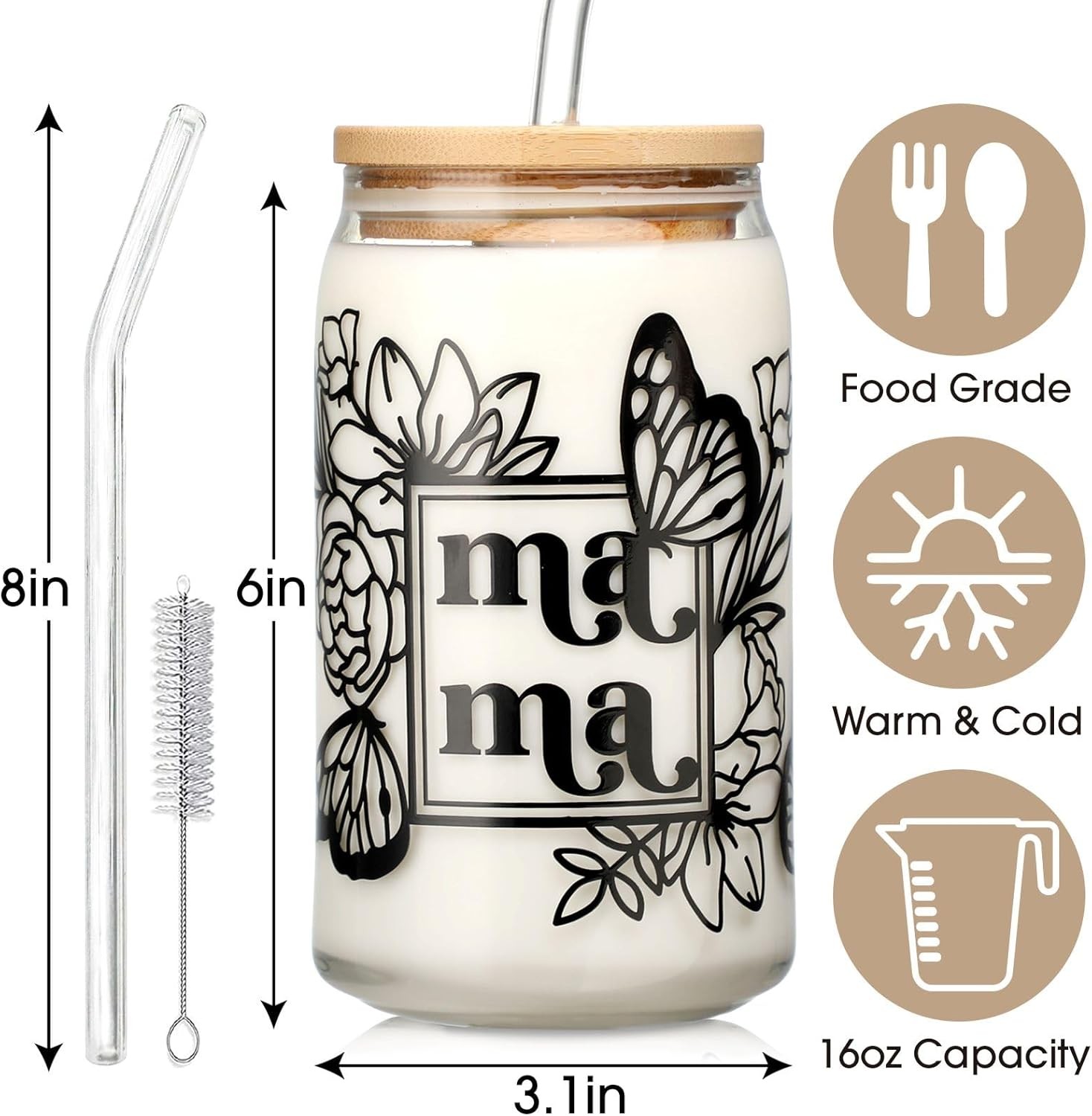 Mama Cup Gifts from Daughter Son, Mothers Day Gifts for Mama, Personalized