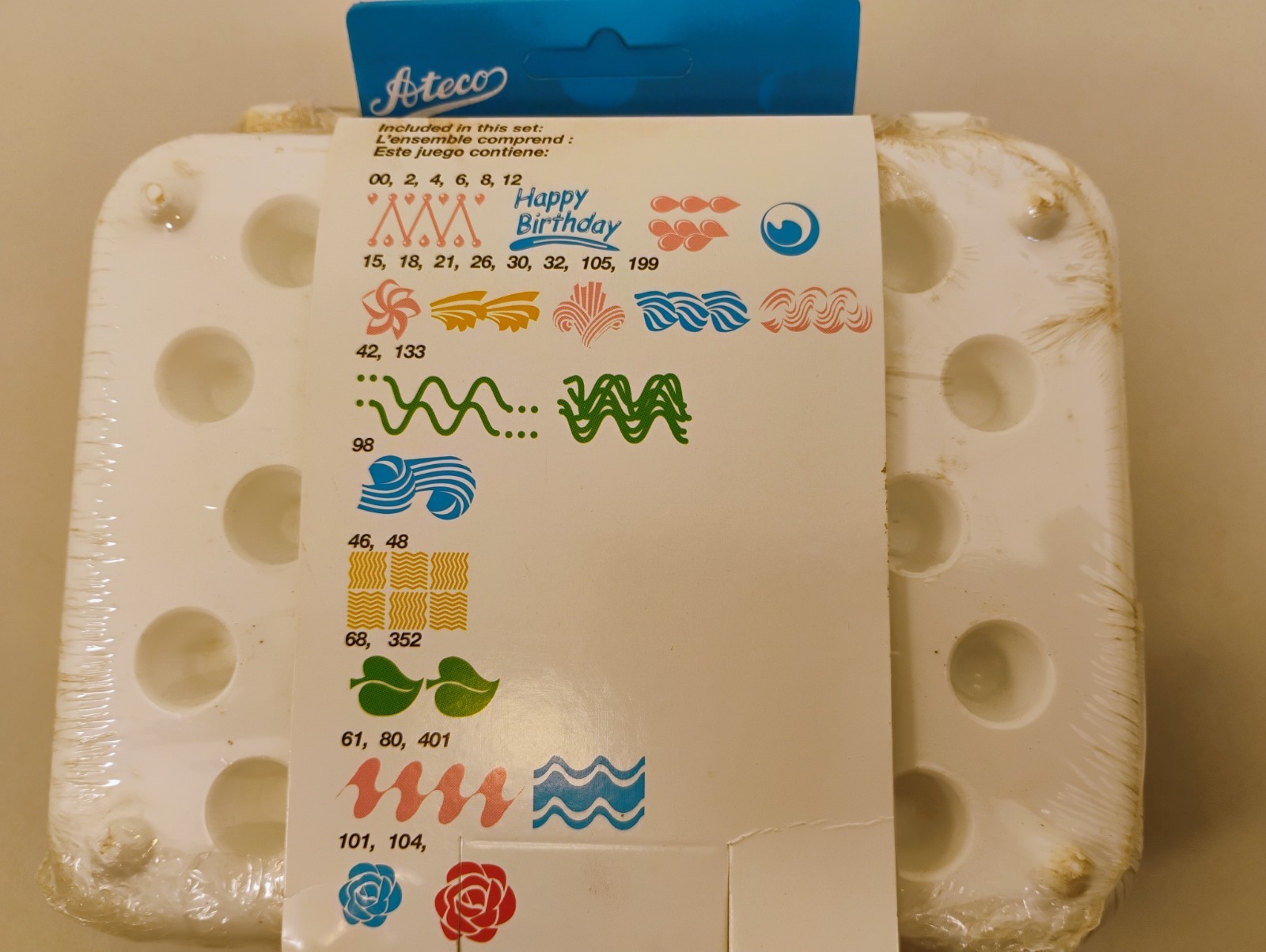 Ateco 29 Piece Cake Decorating Tube Set Professional #782 New Sealed Re-usable