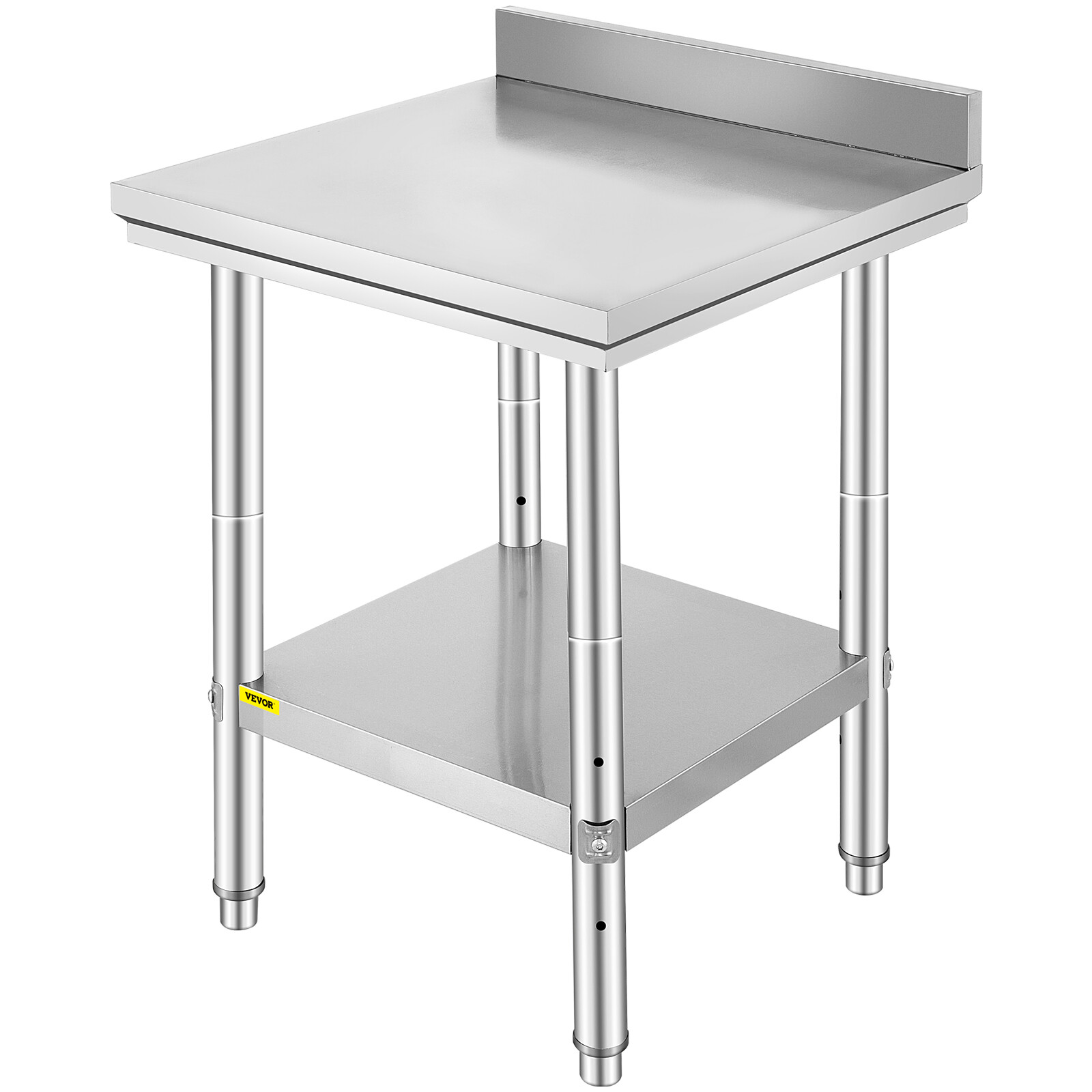 24″x24″x34.6″ Stainless Steel Work Table Restaurant Kitchen Food Prep Commercial