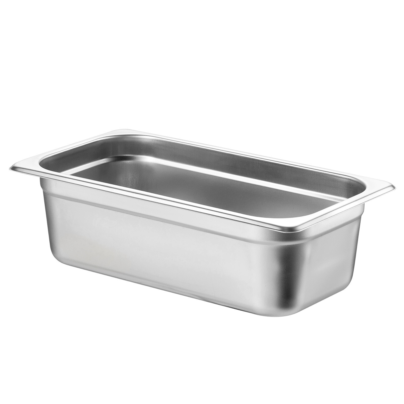 VEVOR 6 Pack 1/3 Size Hotel Pans Steam Table Pan Stainless Steel 4″ Deep