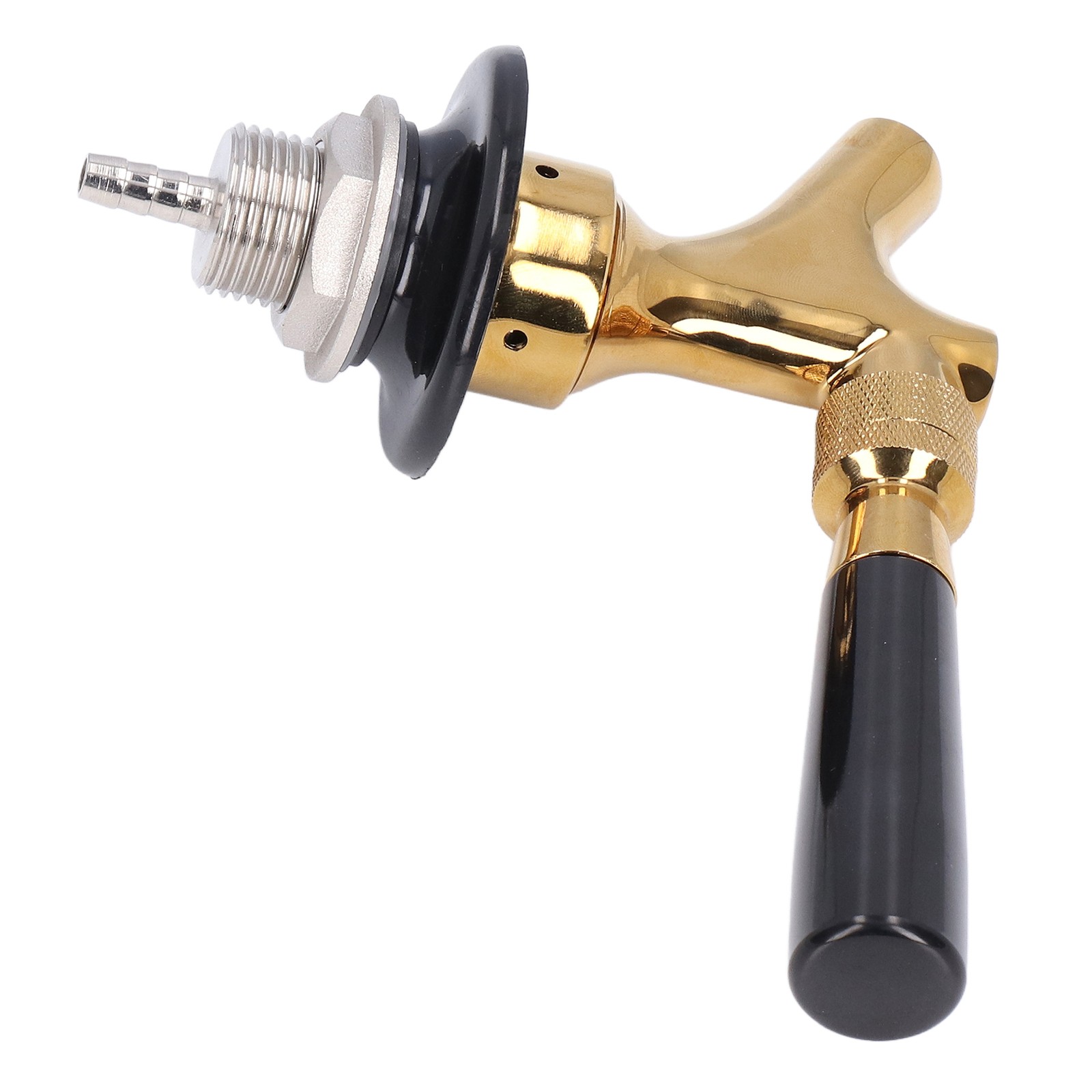 Beer Faucet Polished Brass Stainless Steel Draft Beer Tap Complete Kit
