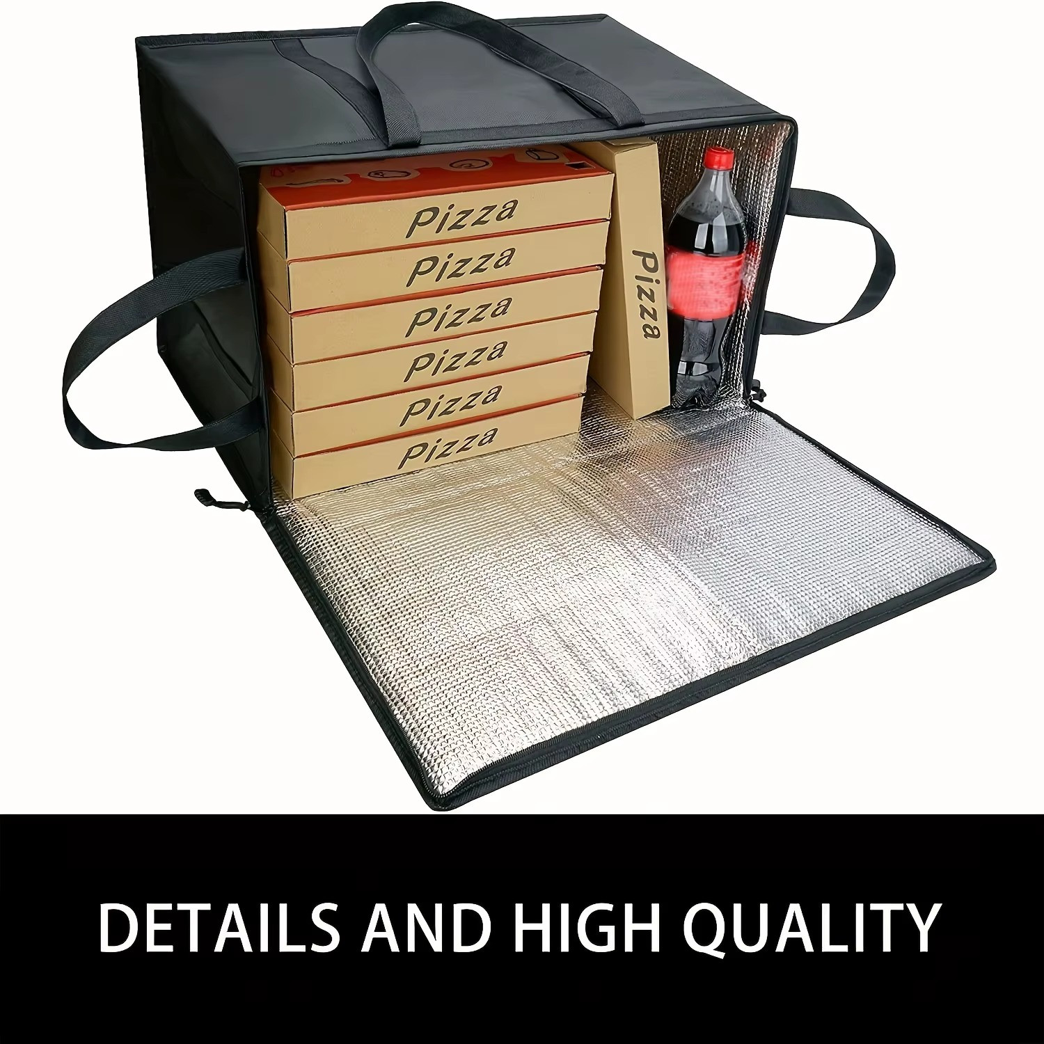 Insulated Food Delivery Bag XXXL Insulated Reusable Grocery Cooler/Hot…