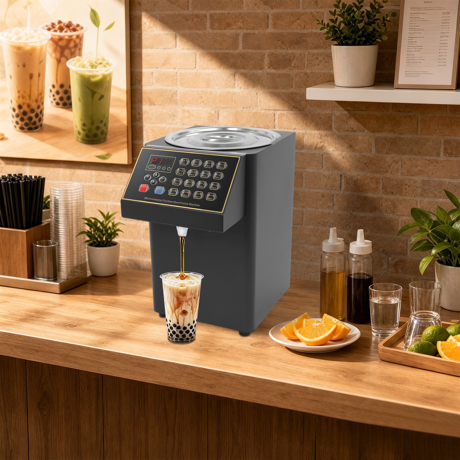 Fructose Quantitative Machine Fructose Dispenser For Commercial Bubble Tea 200W.