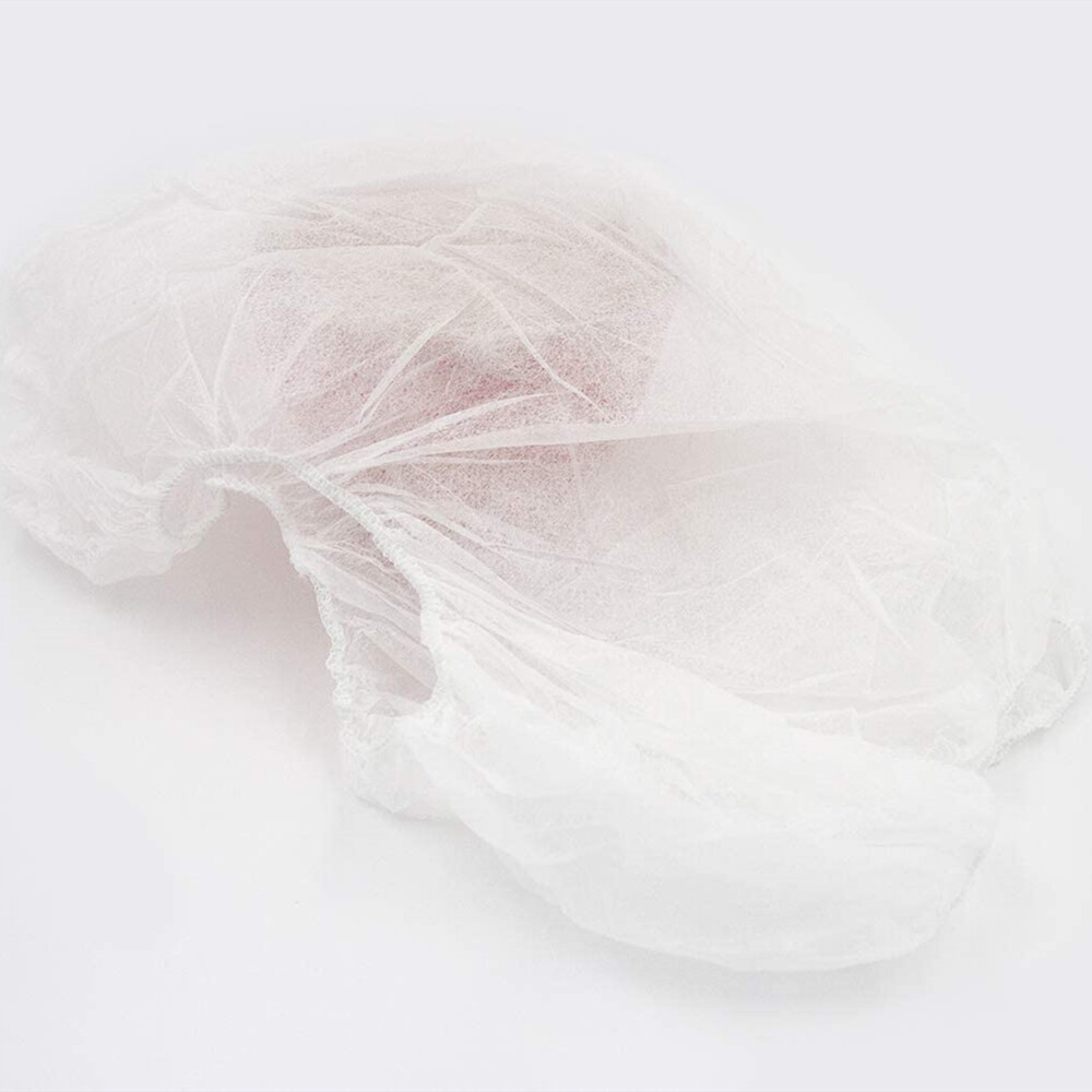 100/1000Pcs Disposable Bouffant Hoods Caps Polypropylene Hair Net White