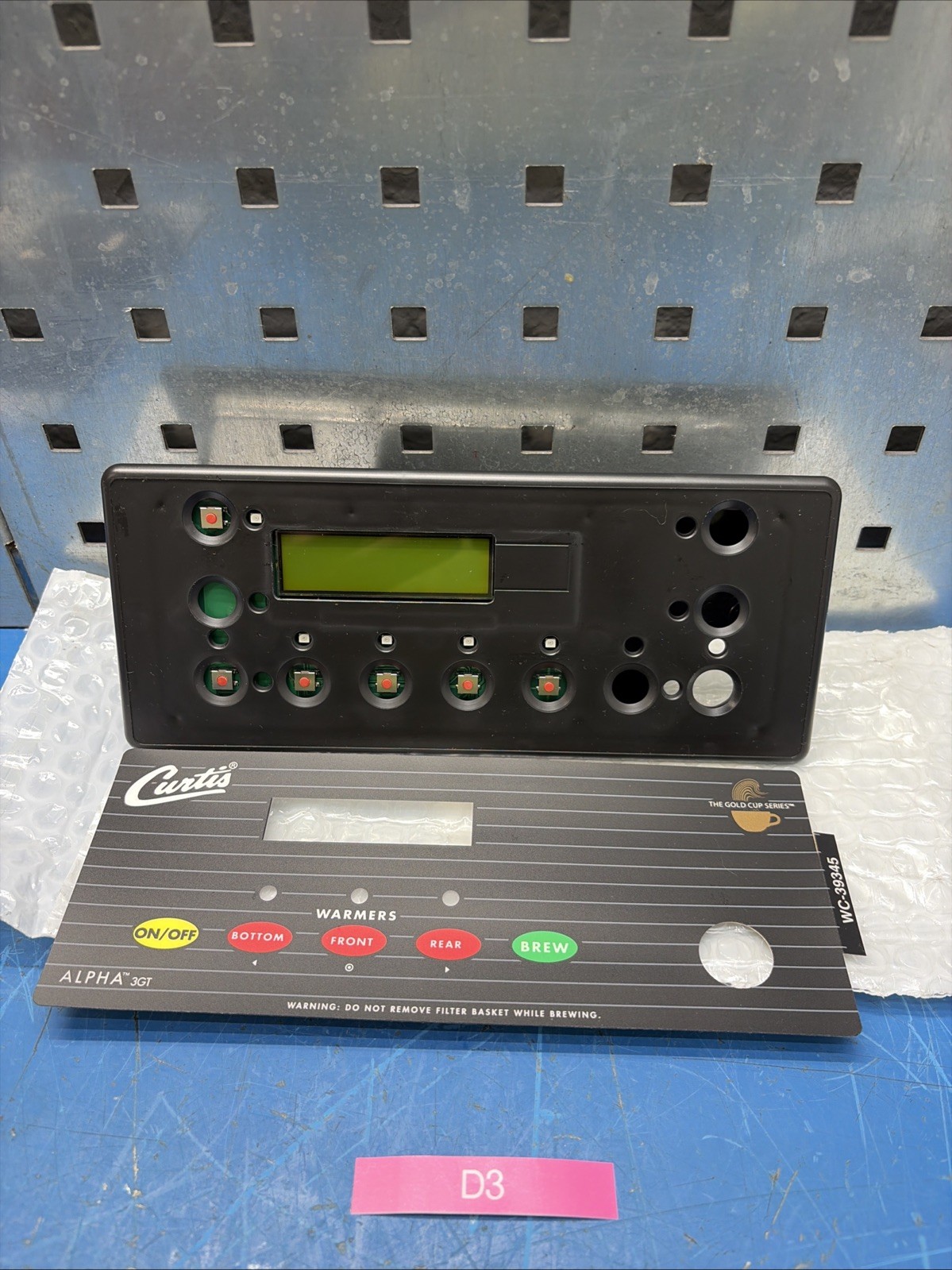 Wilbur Curtis WC-774 Alpha Control Module W/key Pad Sticker Fast 🇺🇸 Shipping