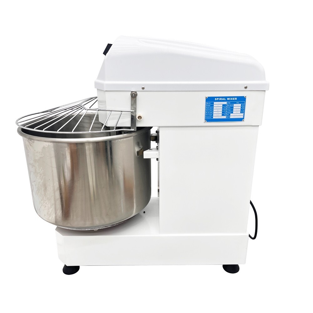 PreAsion® 220V Electric Spiral Dough Mixer 60QT Commercial Flour Mixer Machine