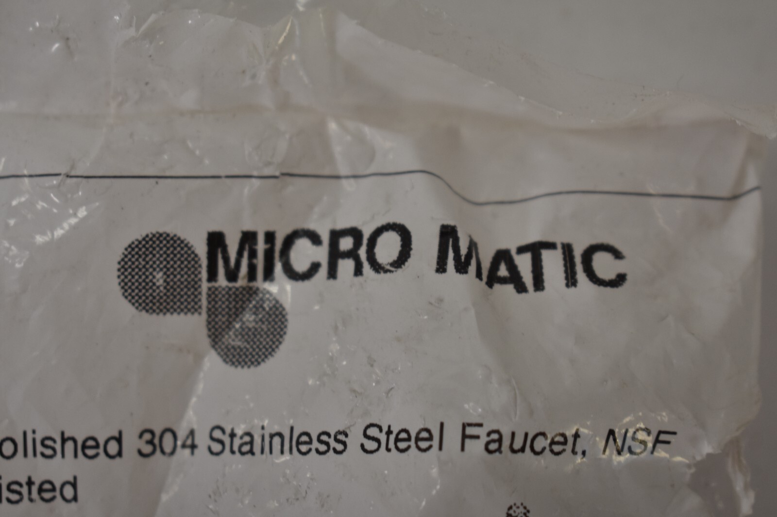 Micro matic Stainless Steel Beverage Faucet Polished Finish Replacement Unit