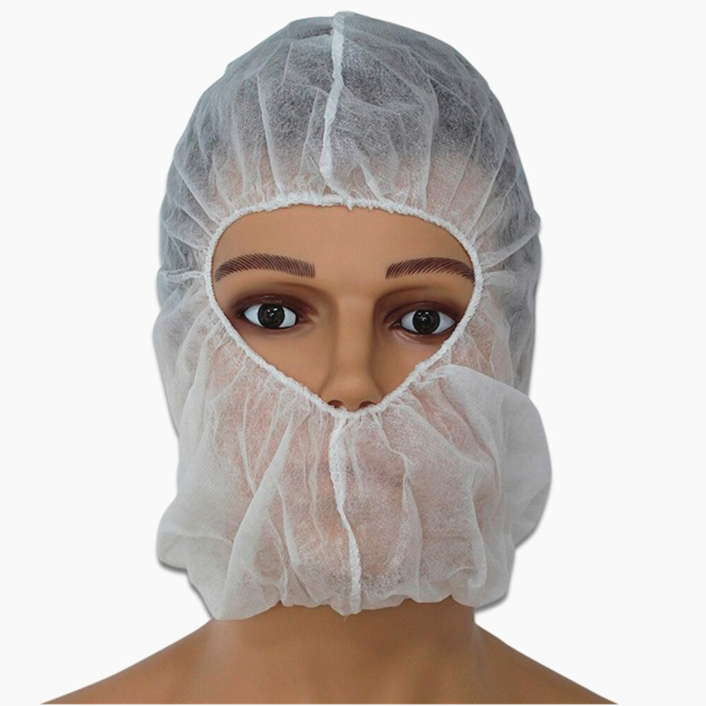 100/1000Pcs Disposable Bouffant Hoods Caps Polypropylene Hair Net White