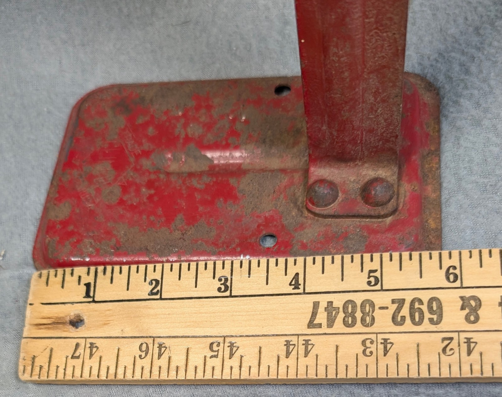 Climax Vintage Prohibition Era Red Metal Bottle Capper Industrial Farmhouse 16″