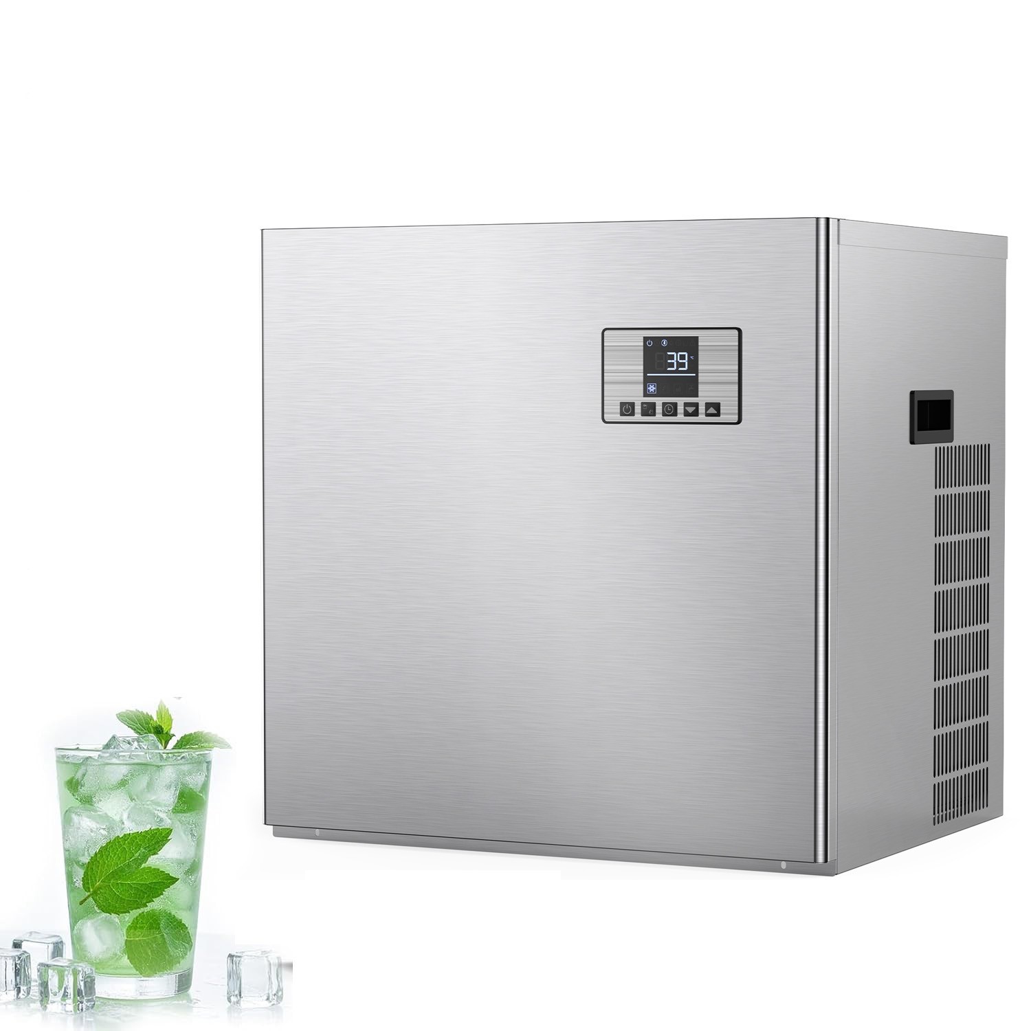 Commercial Ice Maker Machine 400 lbs/24 h Self-Cleaning Ice Machine – Head Only