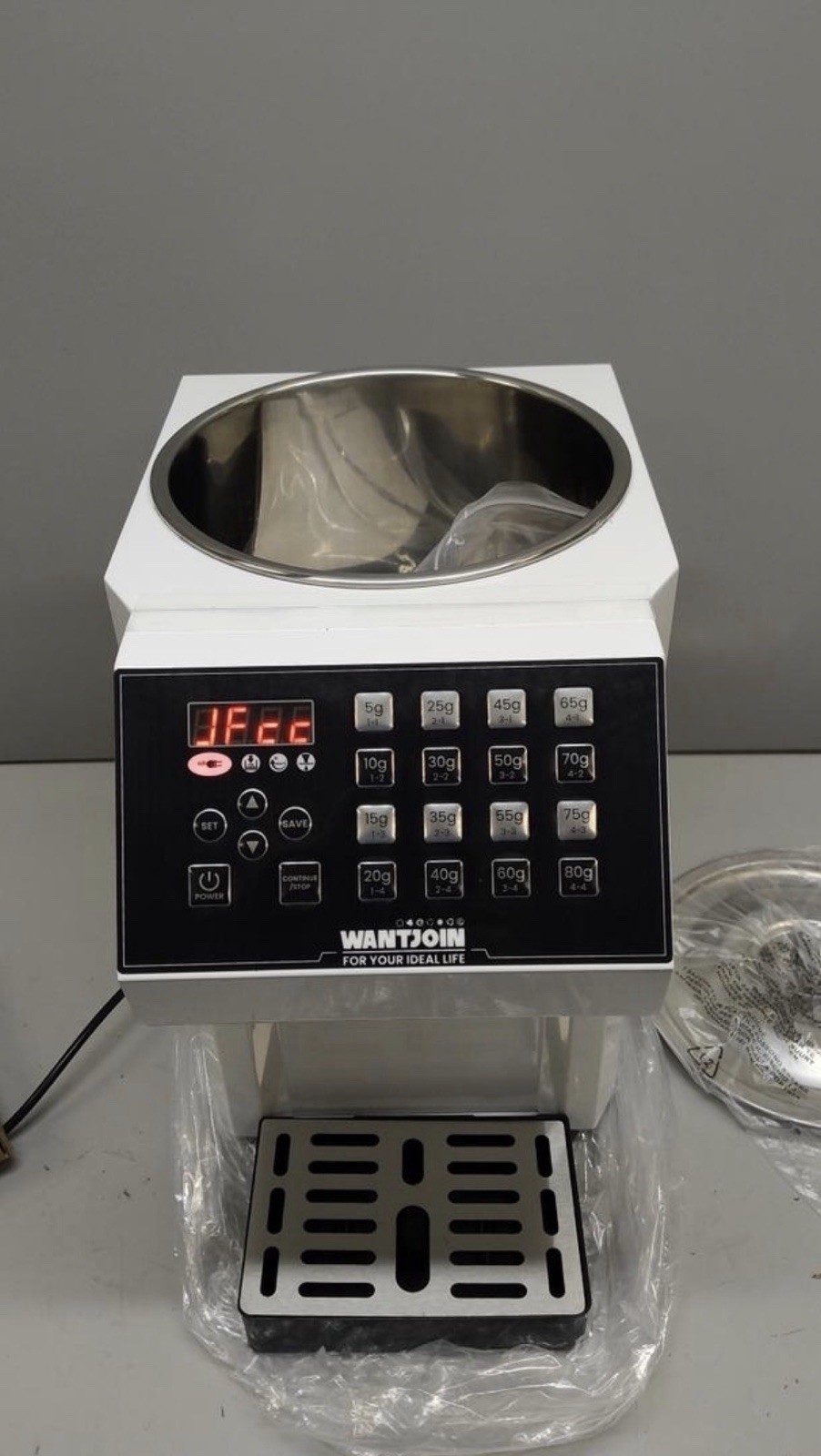 Automatic 8.5L Stainless Steel Fructose Dispenser with 16 Programmable Presets