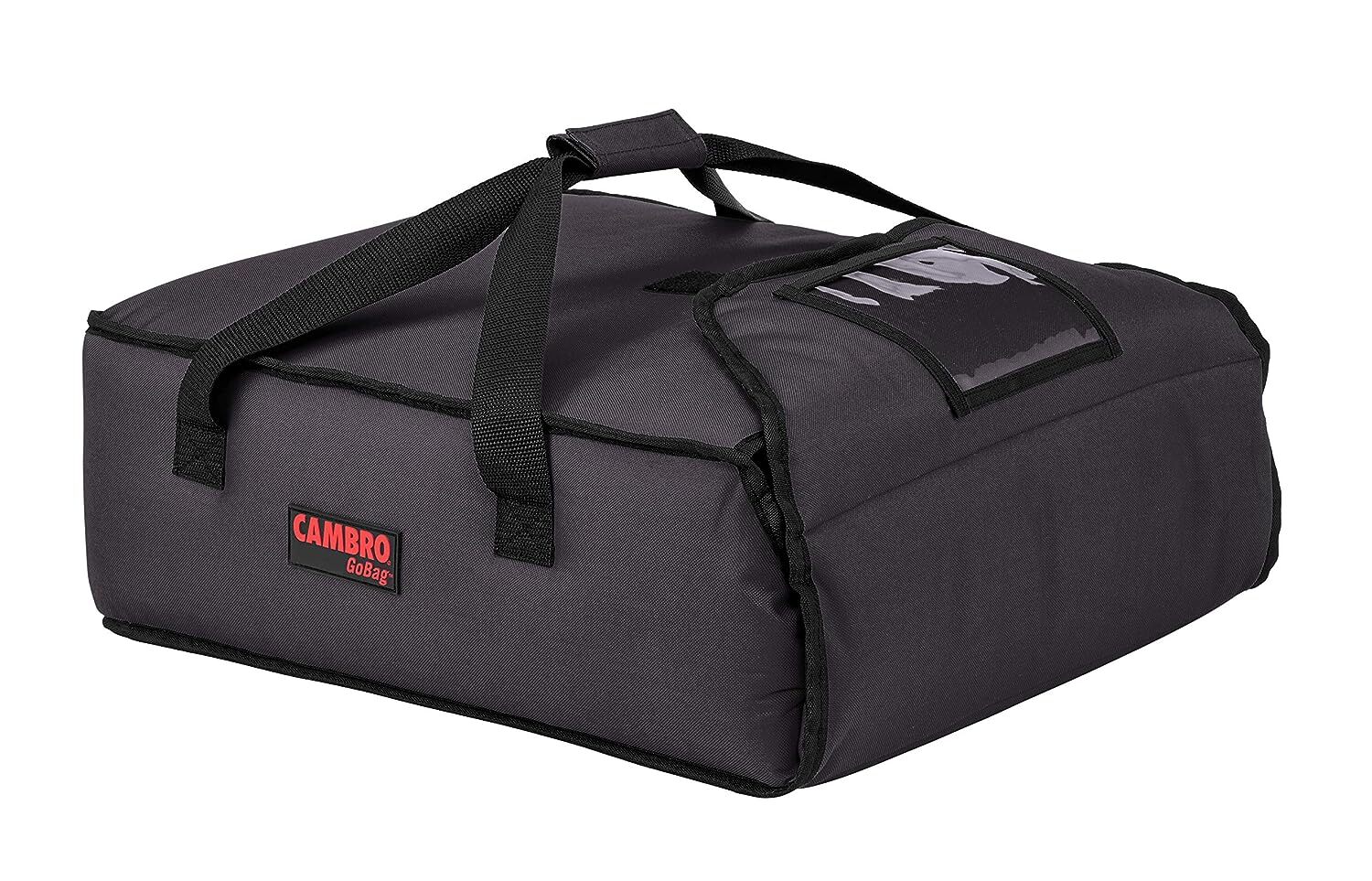 Cambro GBP216110 GoBag Pizza Bag Carries 2 16″ Pizza Boxes-Black | 1/Each