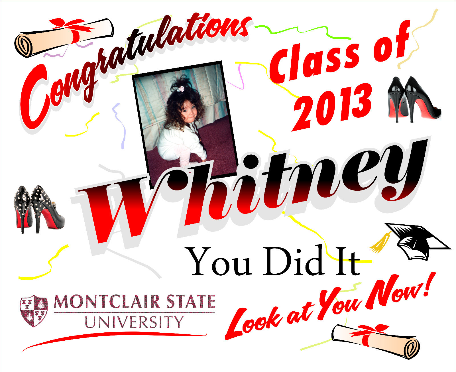 EVENT PARTY BANNER 30″ x 48″ Vinyl Banner Sign Personalized Outdoor or Indoor