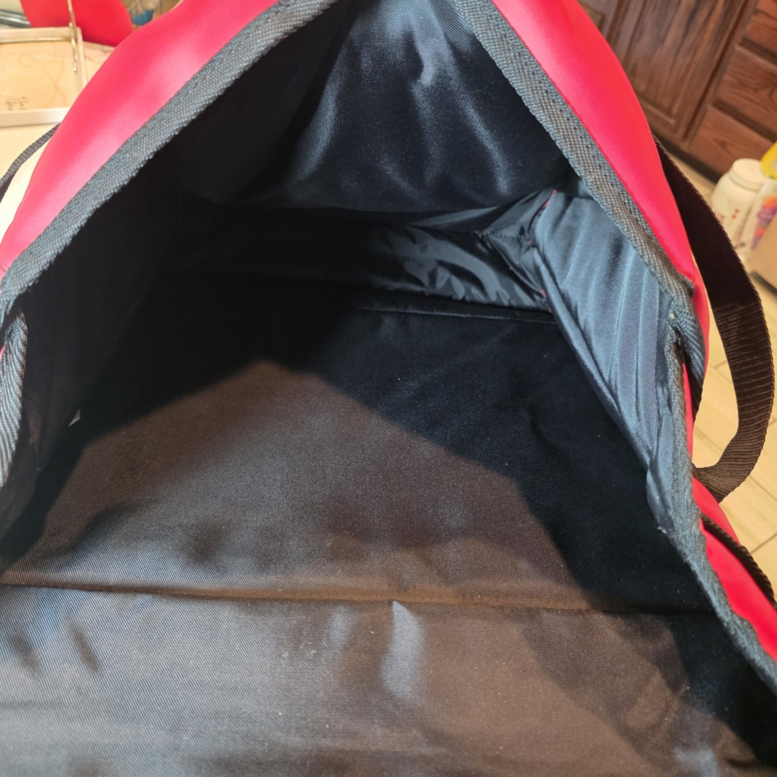 Vintage Pizza Hut Insulated Delivery Bag Comin In Hot Version Red