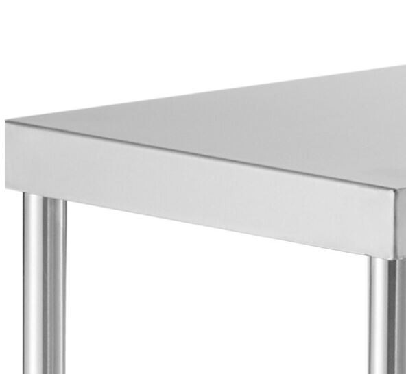 12″W x 30″D x 19″H Stainless Steel Single Deck Overshelf For Work Prep Tables