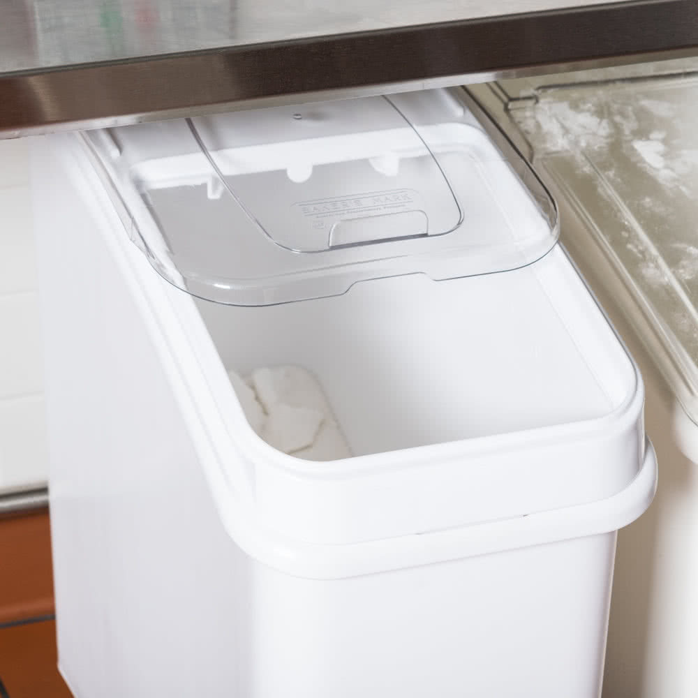 3 PACK Dry Ingredient 21 Gallon Storage Bin Caster Commercial Restaurant Kitchen