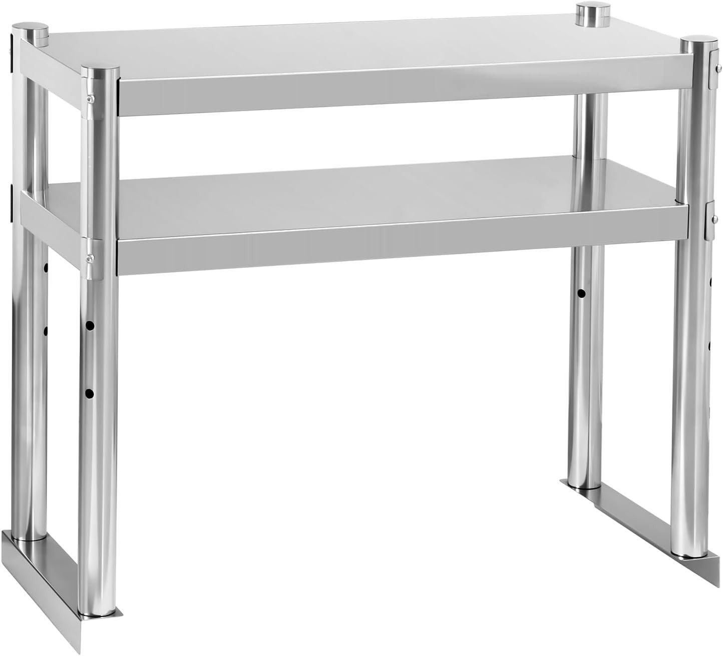 Stainless Steel Double Overshelf 30»L X 12»W Commercial 2 Tier Overshelf, Heig
