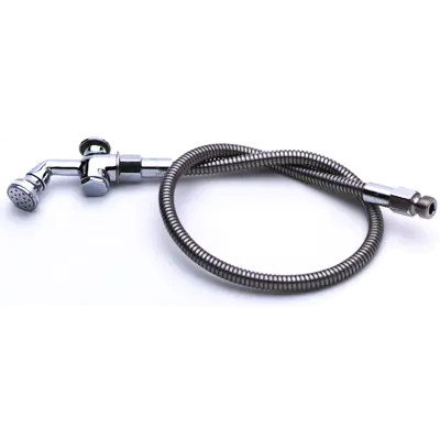 T&S Brass B-0101-A60 60″ Pre-Rinse Flexible Stainless Steel Hose & Adapter