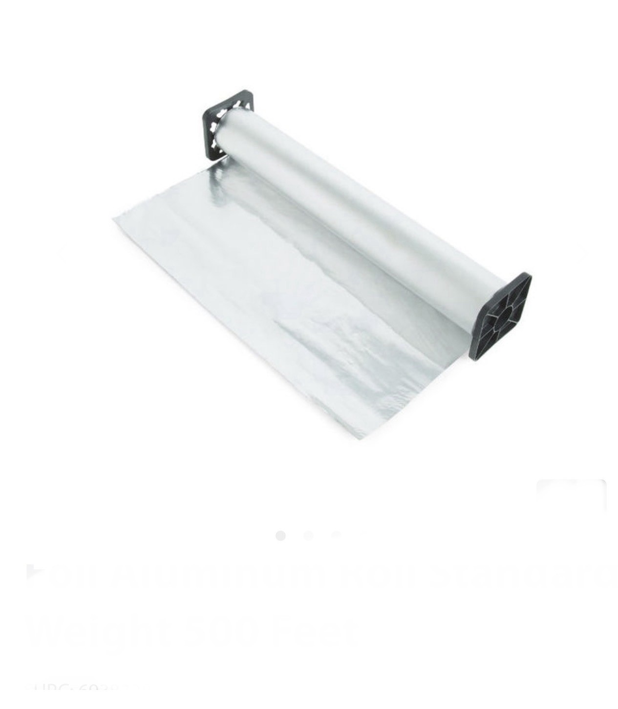 18″ x 500 Feet Heavy Duty Aluminum Foil Rolls, Commercial-Grade Wrap, 1 Count