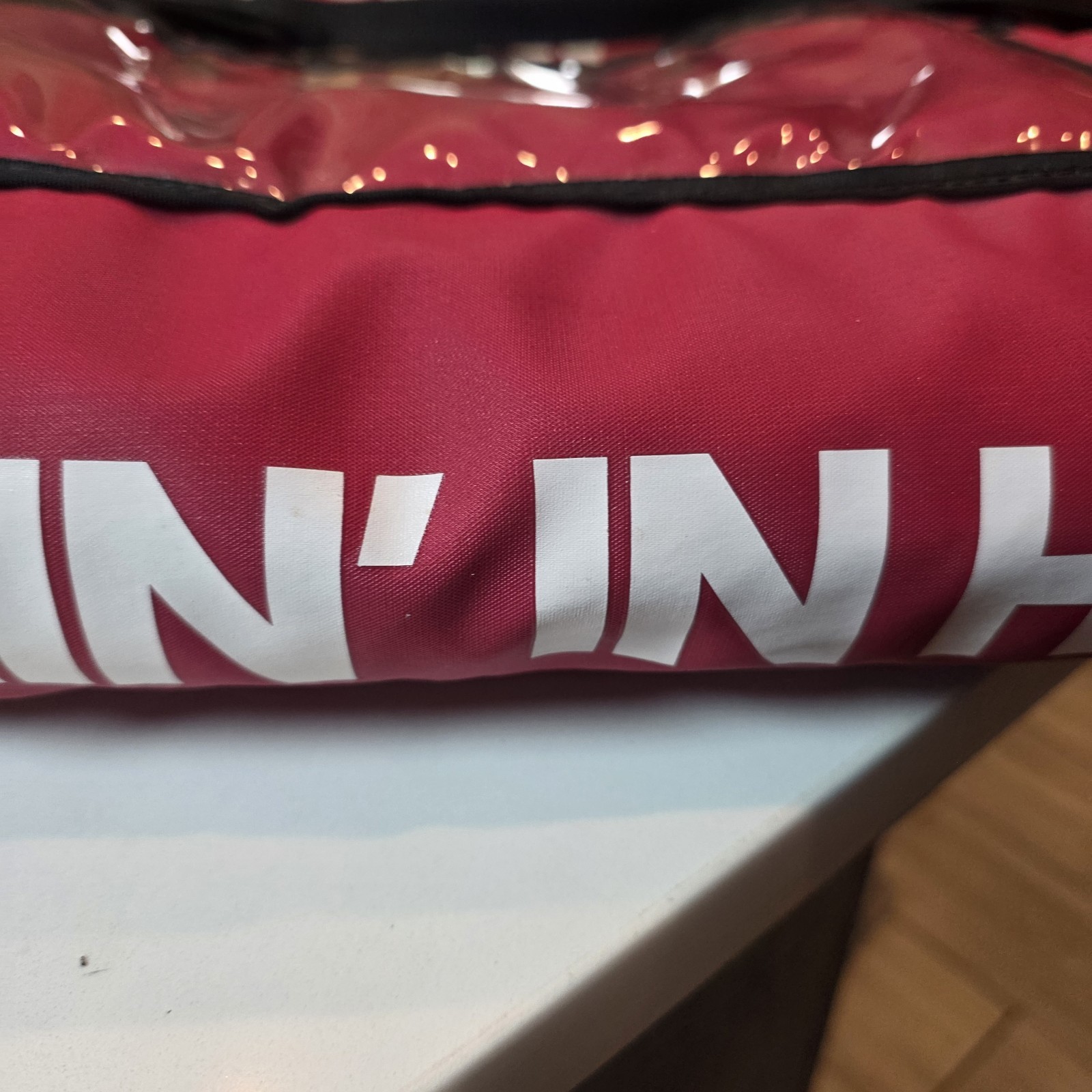 Vintage Pizza Hut Insulated Delivery Bag Comin In Hot Version Red