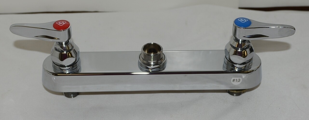 T&S B1120LN Workboard Faucet Deck Mount 8 Inch Centers Less Nozzle