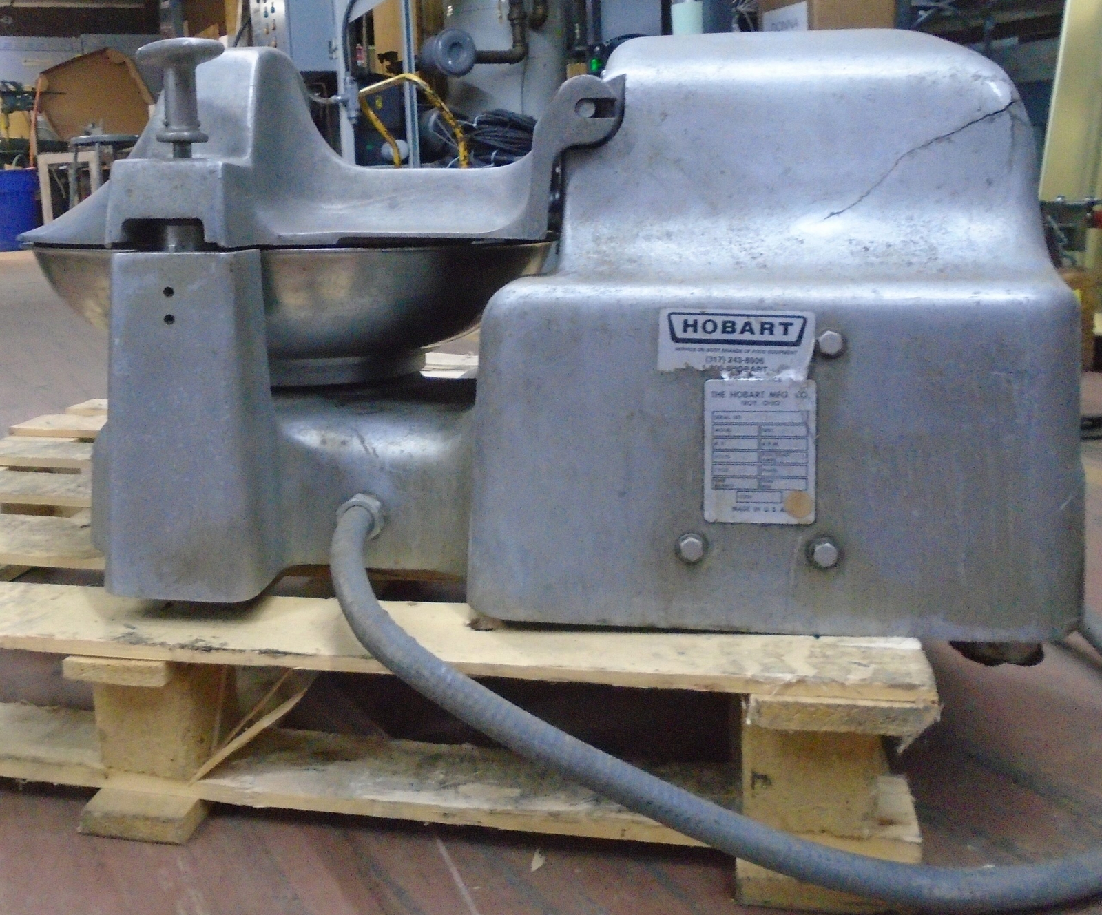 HOBART BUFFALO CHOPPER 84181D 1HP 2.75A 220V 3450RPM 3PH 60CYCLE 1YEAR WARRANTY