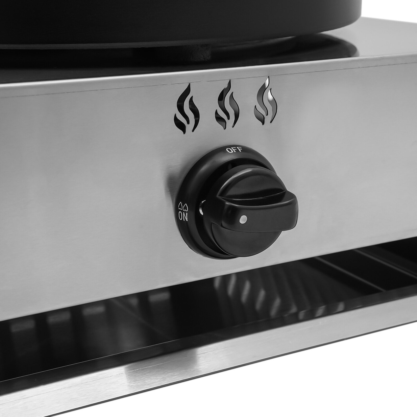Commercial Crepe Maker Machine, Pancake Big Hotplate, Gas Pancake Cooker