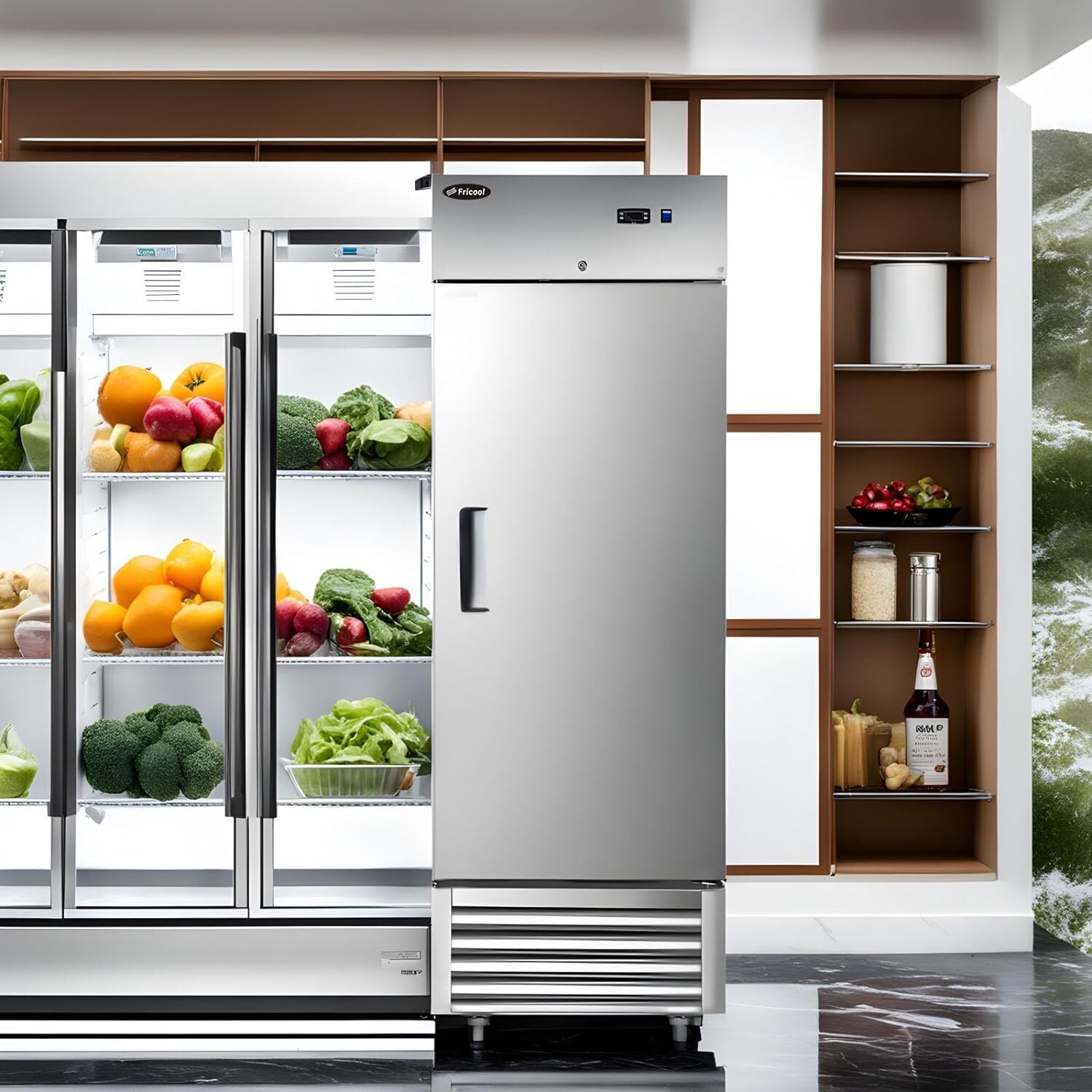 Fricool 27” Single door Commercial Reach-in refrigerator NEW