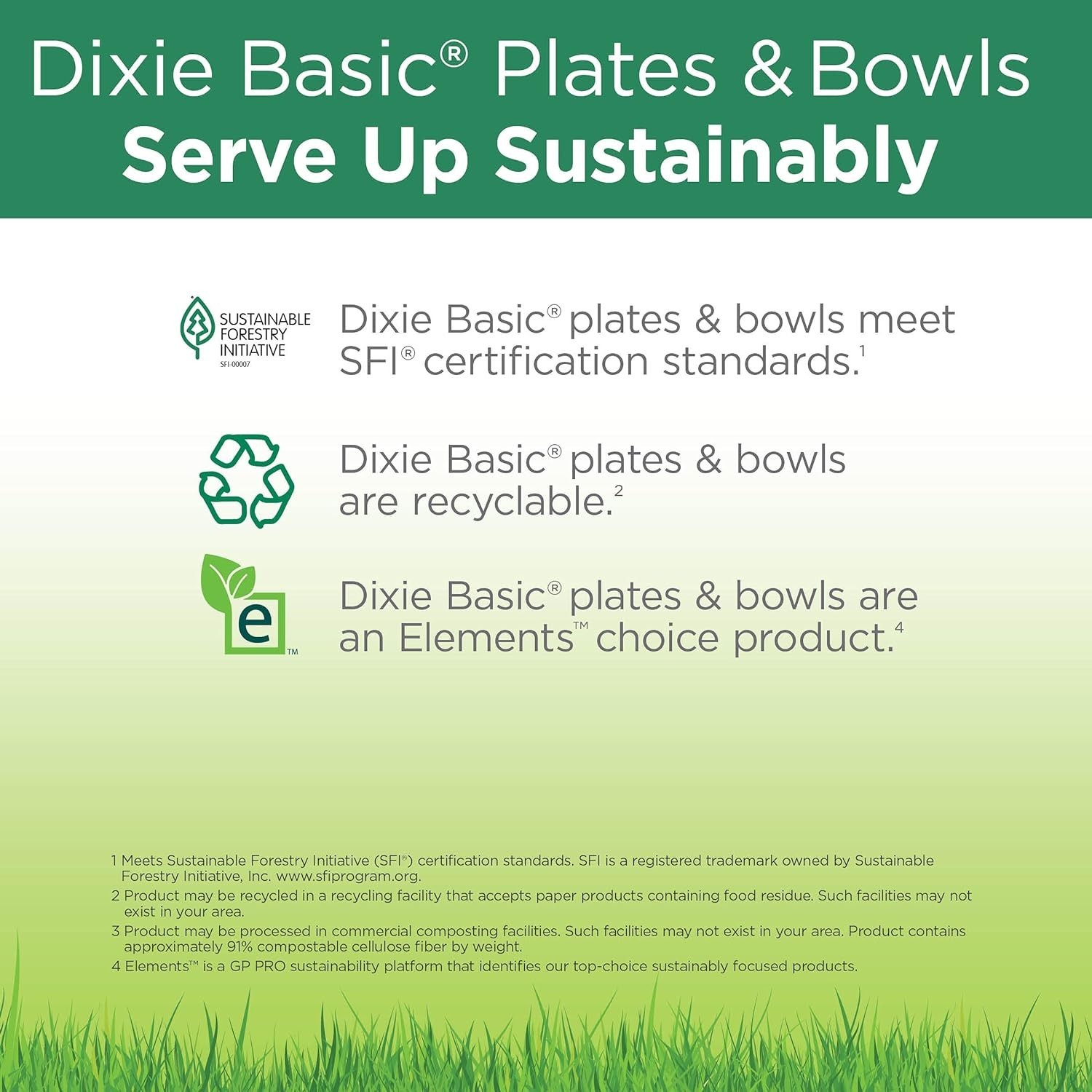 Dixie DBB12WR1 Individually Wrapped 12 oz. Disposable Bowl – White (500/Carton)