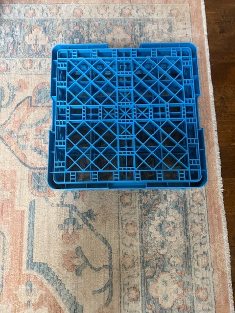 Commercial Dishwasher Machine 25 Cup Glass Tray Rack 3 Extenders Dishwashing