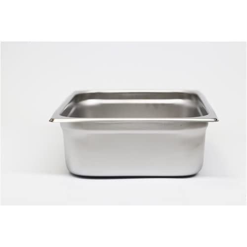 Value Series 222024931 22 Gauge Stainless Steel Steam Table Pan, Half-Size,