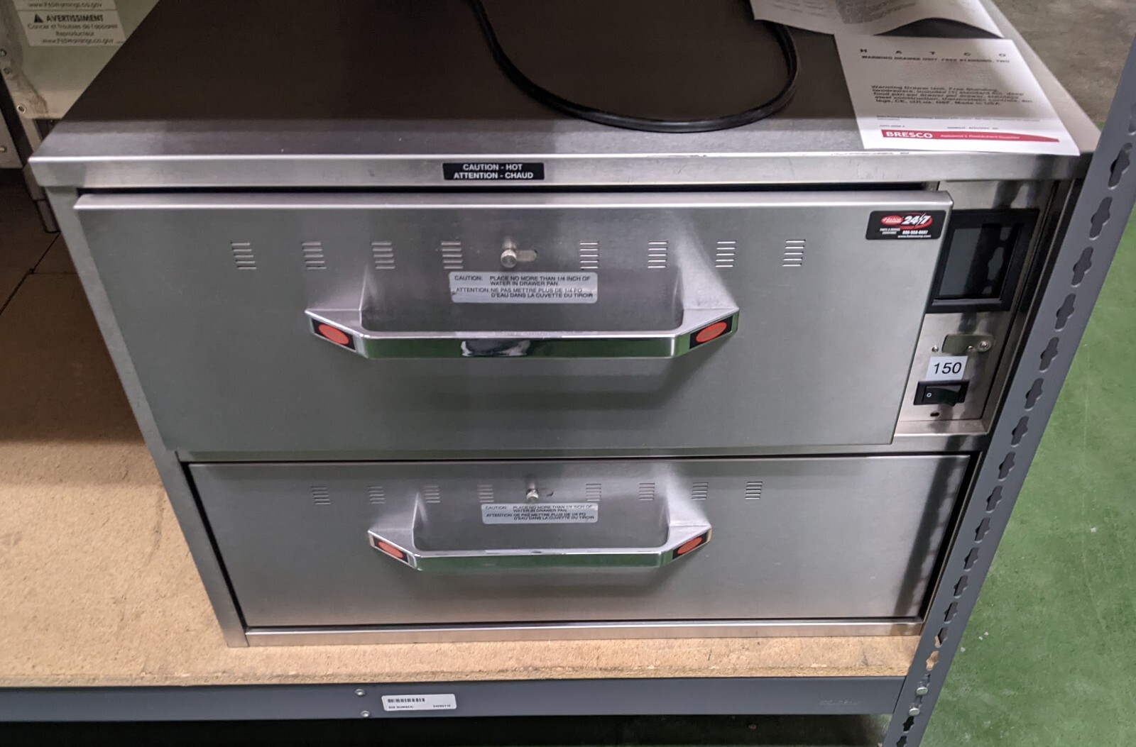 Hatco HDW-2 29.5″W Freestanding Warming Drawer, (2) Compartments, 120v OPEN BOX