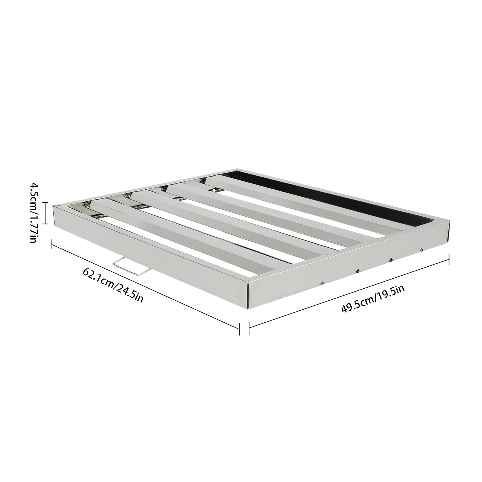 19.5×24.5″ Commercial Hood Filters 6Pc Stainless Steel Hood Grease Filter Baffle