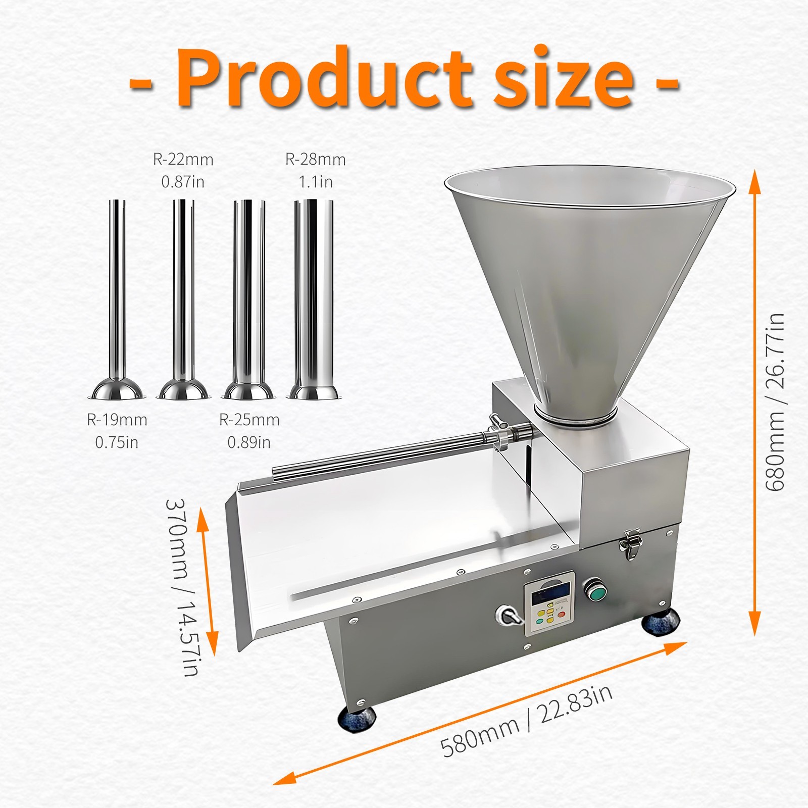 Commercial Automatic Sausage Stuffing Machine,Meat Filling Machine 4 Tube