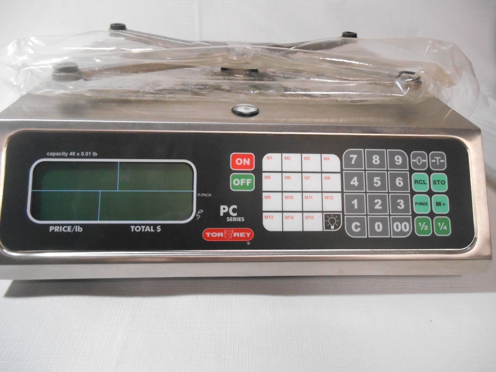 Tor-rey PC-40L, 40 x .01 lb Price Computing Scale ~ New open box