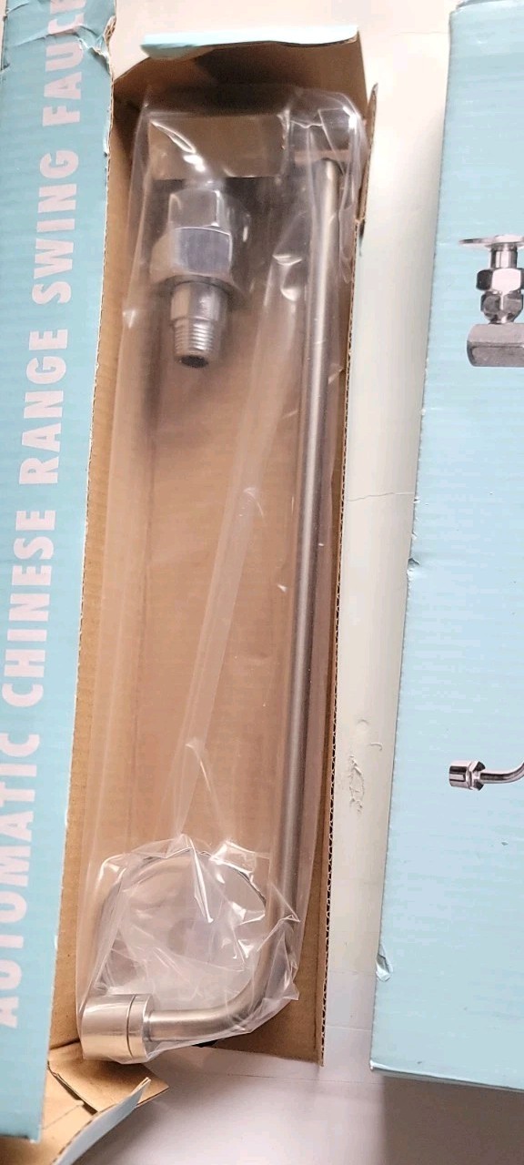 Lot Of 3 automatic chinese range swing faucets Bundle New