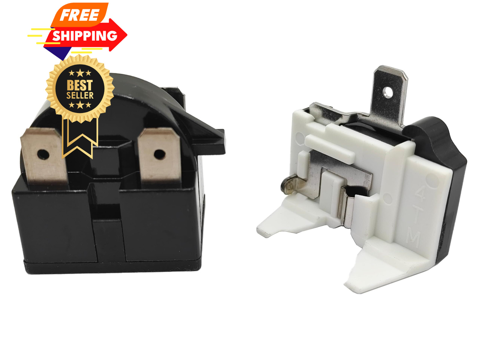 QP2-4R7 QP2-4.7 Start Relay Refrigerators PTC and Overload Protector 3 PIN