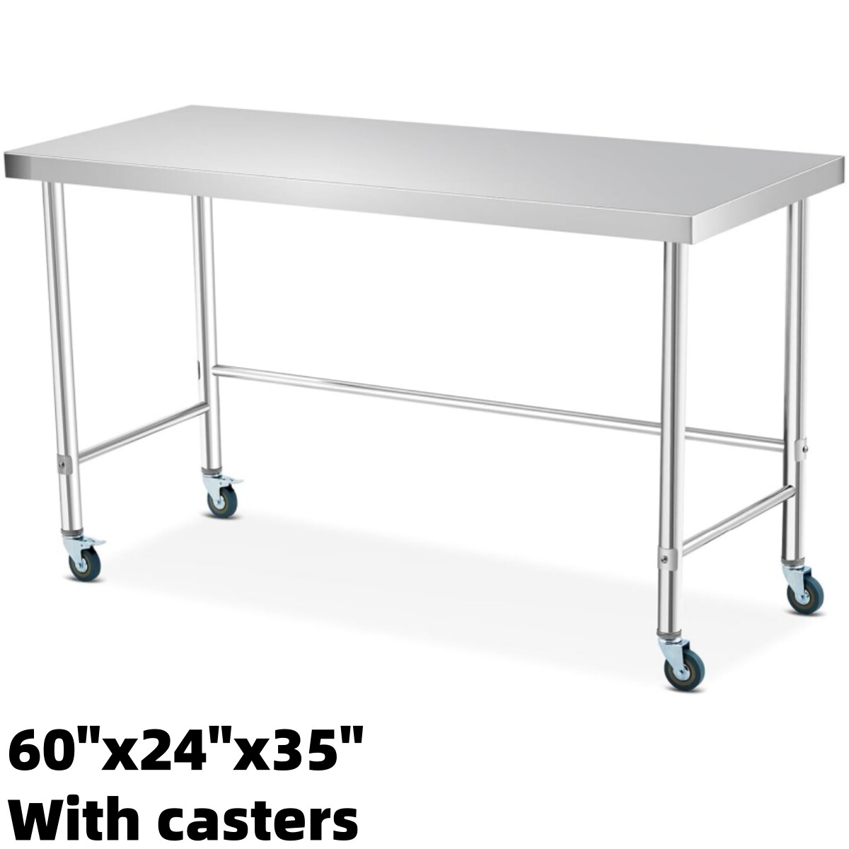 36″/48″/60″ Stainless Steel Prep & Work Table NSF Commercial Kitchen Restaurant