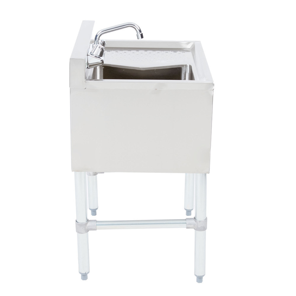 NEW 1 Bowl Underbar Stainless Steel Hand Wash Sink RIGHT Drainboard Commercial