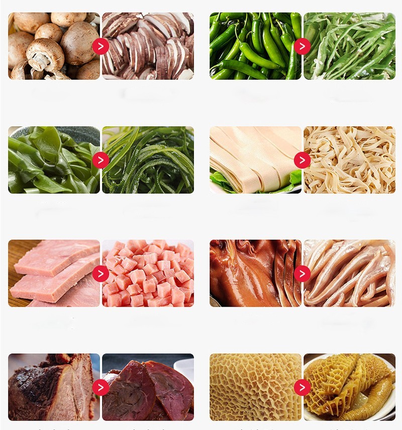 110V 850W Meat Slicing Machine 7mm Stainless Steel Blade Integrated Switch